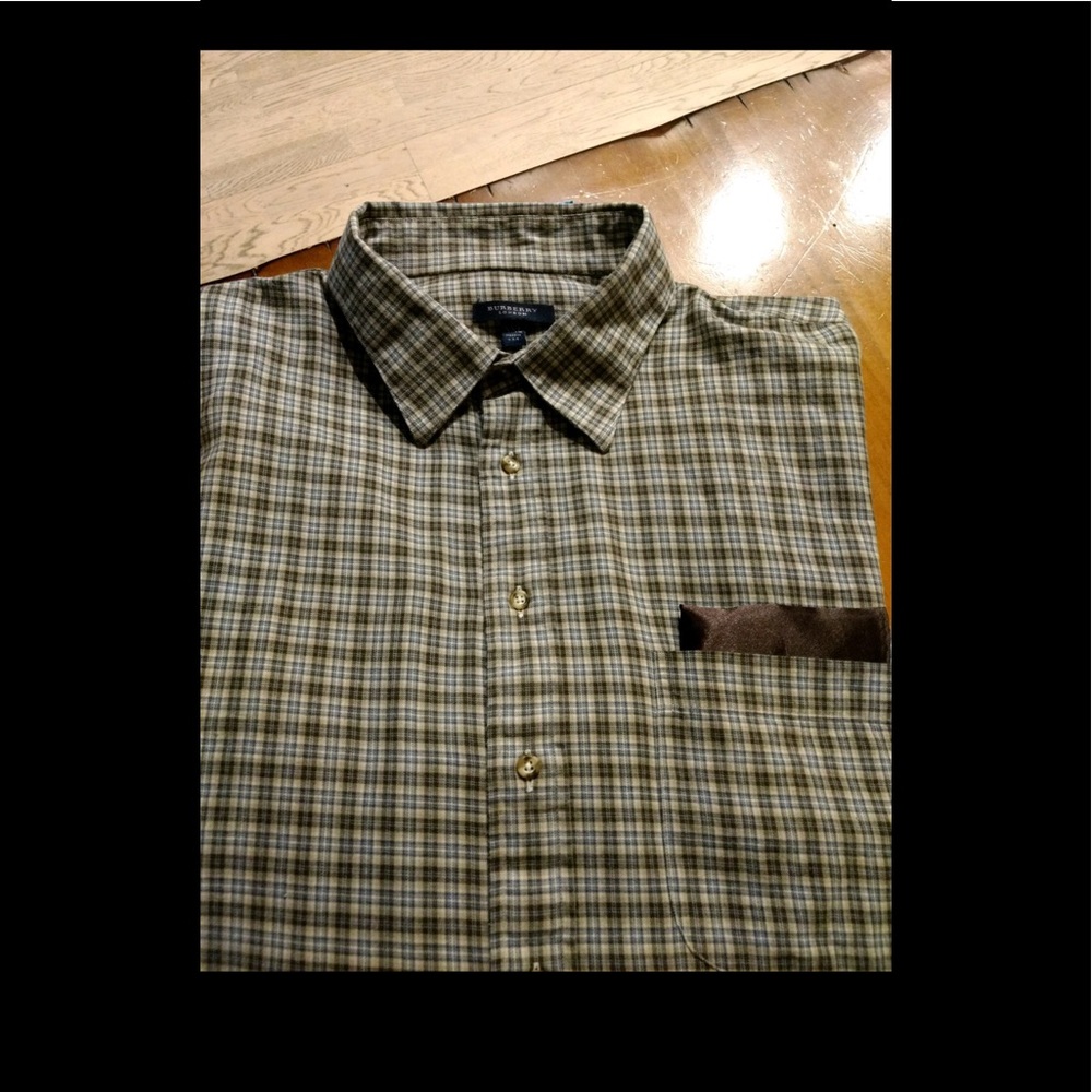 Men’s Burberry 2XL Long Sleeve Button Down